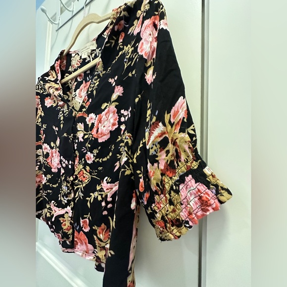 Saltwater LUXE boho black blouse - Picture 5 of 6